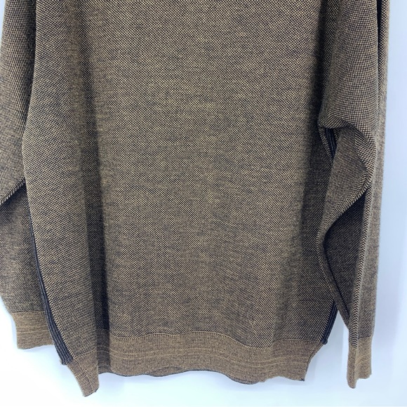 Aeffe mens small sweater pullover Italy Wool Blend Stripes Retro - Picture 10 of 13